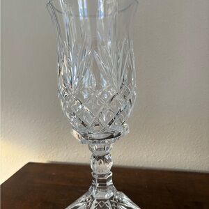 Godinger Lexington hurricane lamp, made from 24% lead crystal